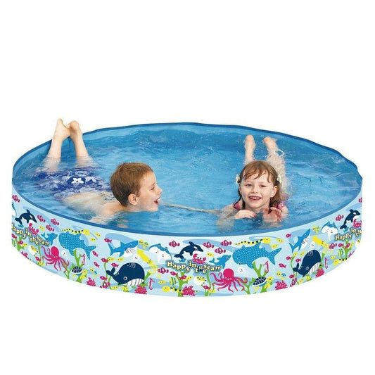Summer Fun Kids Paddling Pool with Sea Life Design